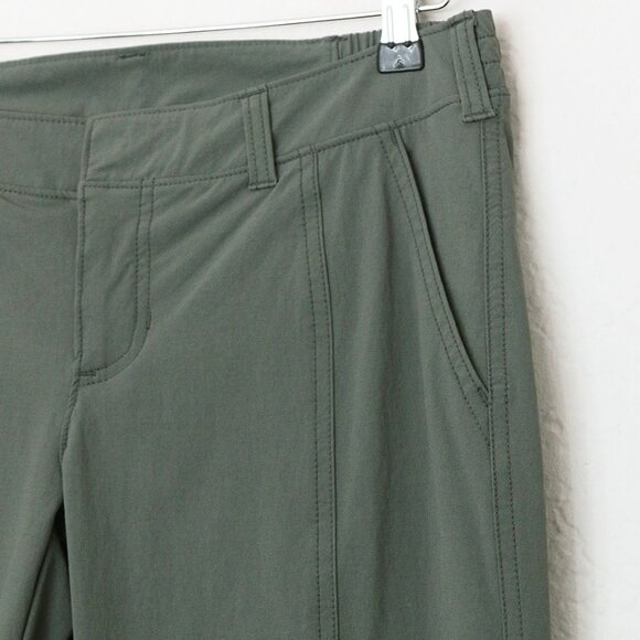 Athleta Palisade Ankle Pant Jasper Olive Green Size 6 Athleisure Casual Outdoor - Picture 7 of 15
